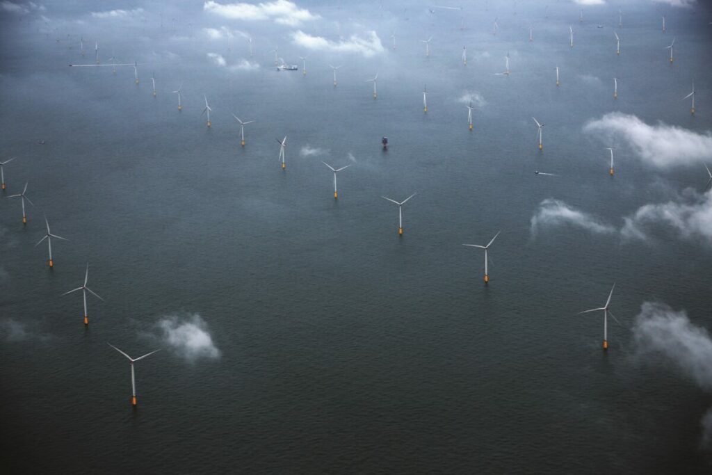 London Array Ørsted wind farm.