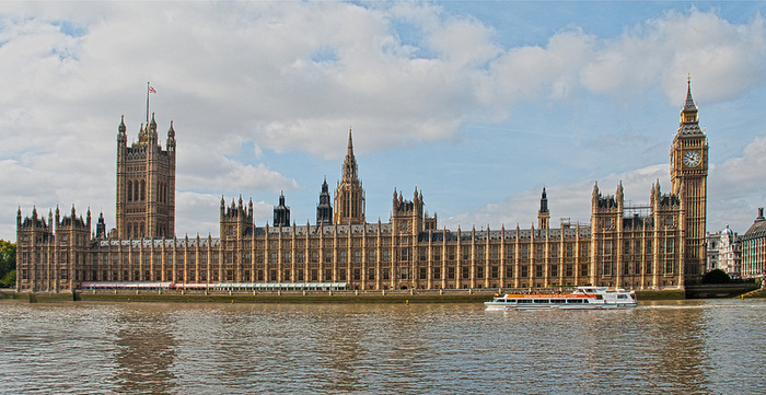 The houses of Parliament.
