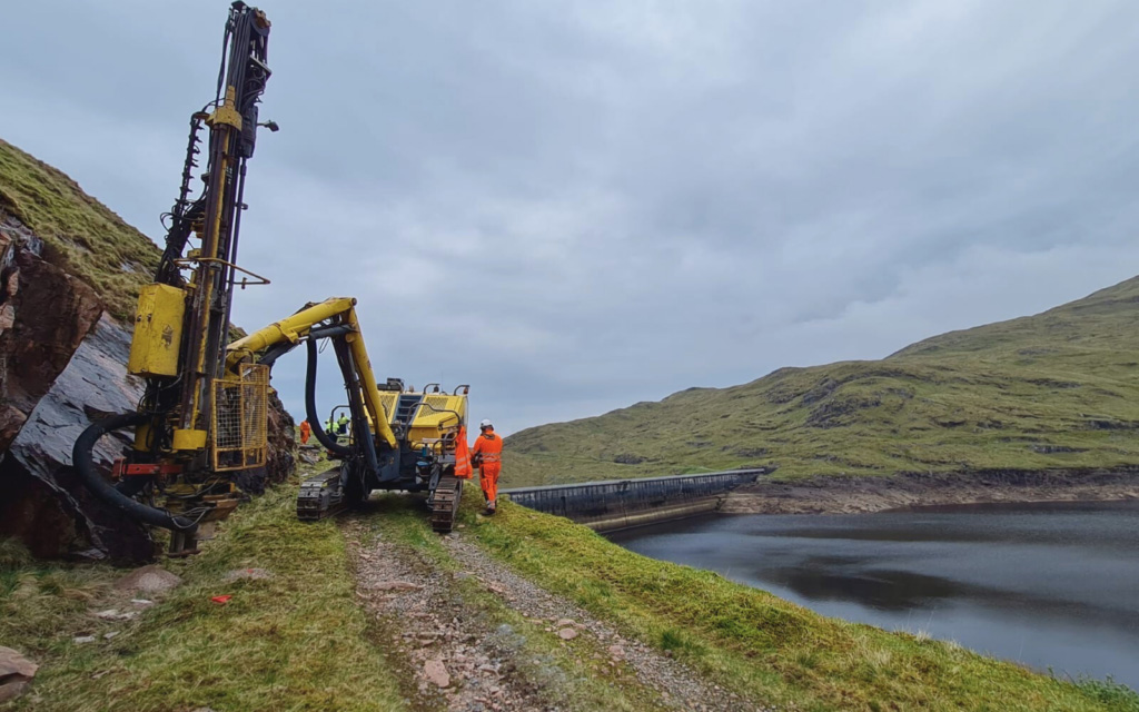 image of holllow mountain pumped hydro storage plant in Scotland.
