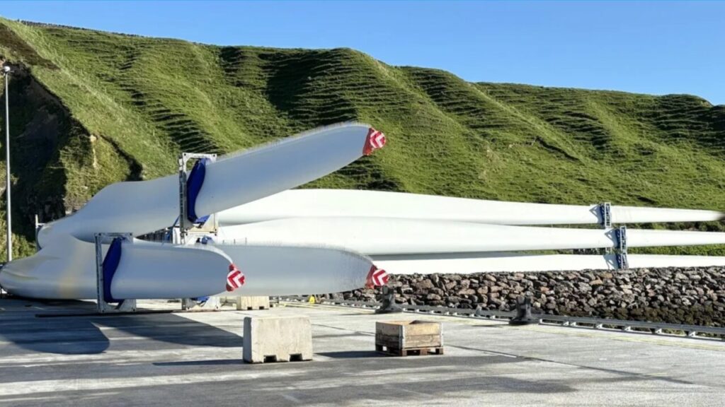 Wind turbine blades for the Limekiln wind farm