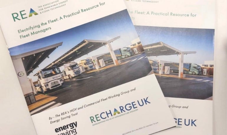 Photo of pamphlets from the REA.