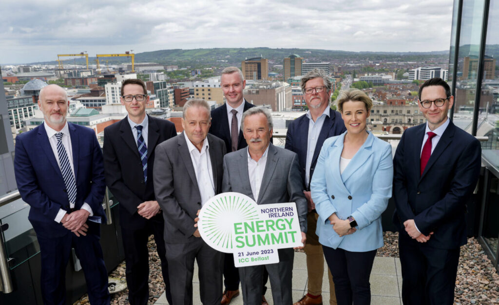 Transmission Investment executives at the reveal of the project.