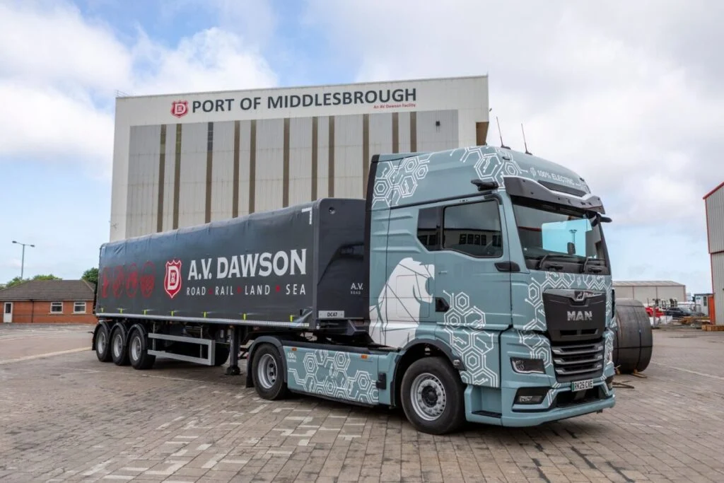 an electric lorry