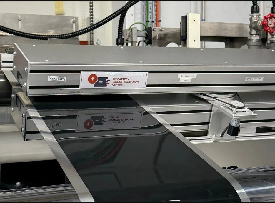 a battery recycling facility