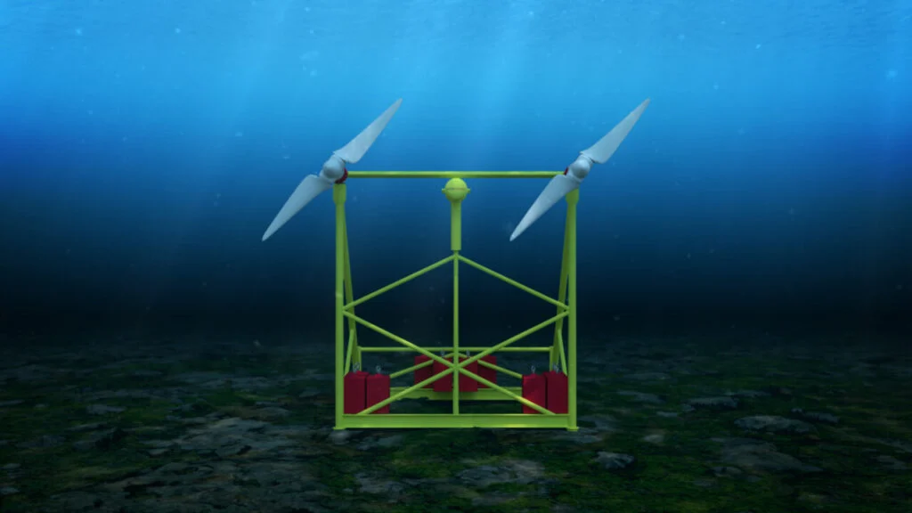 A 3D render of Inyanga's HydroWing system.