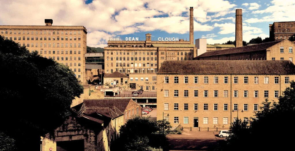 a view of historic buildings