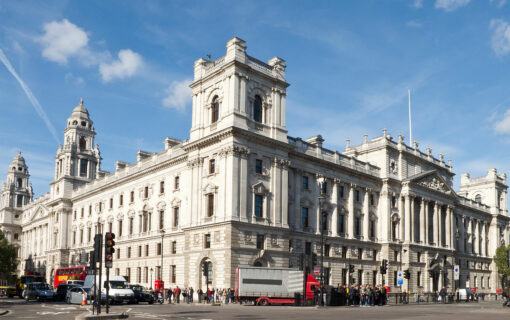 Great George Street HM Treasury offices, via Wikimedia Commons