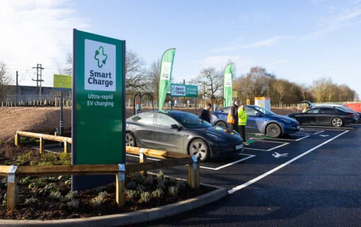 a sainsburys smart charge car park