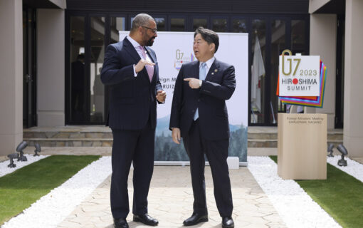 Foreign Secretary James Cleverly attends G7 in Japan day 2
