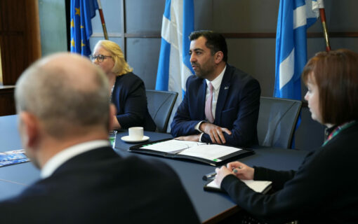 First Minister Humza Yousaf met with European members of the Consular Corps of Scotland on 9 May - image via Scottish Government Flickr