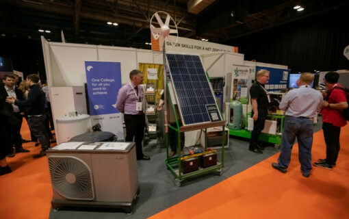 Green Skills stand at All Energy Glasgow. Image: John Lubbock
