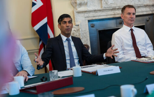 The Prime Minister Rishi Sunak hosts his weekly cabinet meeting in 10 Downing Street. Picture by Simon Walker / No 10 Downing Street via Flickr
