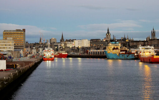 The UK government announces the country has halved its carbon emissions. Image: David Dickson (geograph).