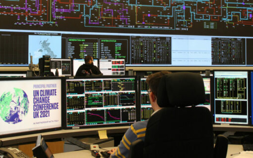 The system enables renewable generation to remain on the system and avoid pre-emptive curtailment – prolonging the export of renewable energy. Image: National Grid ESO.