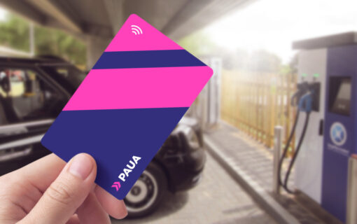 Paua's RFID card is backed by a mobile app. Image: CPS.