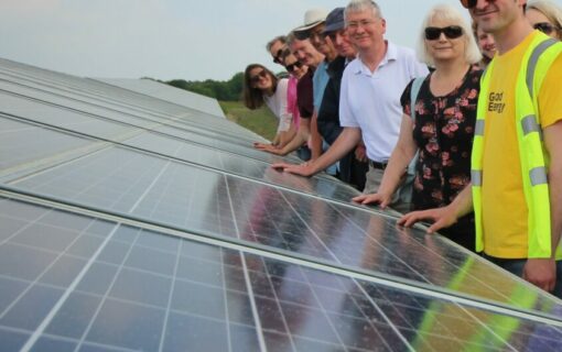 Crossroad Solar Farm. Image: Good Energy.