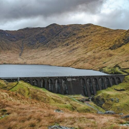 Cruachan Dam, Scotland, an existing 440MW pumped hydro energy storage (PHES) facility, one of only four in the UK. PHES is the most commercially mature LDES technology, with a duration typically between 4 and 20 hours. Image: Drax Power.