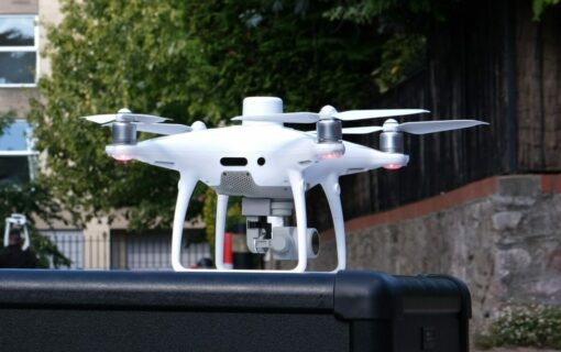 E.ON's drones are fitted with body-worn mobile laser scanners. Image: E.ON.
