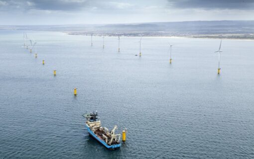 Floating offshore wind farms are also being explored in Ireland. Image: EDF.