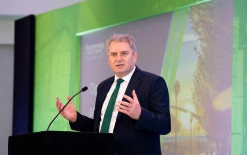 Electricity North West CEO Ian Smyth at the DSO event