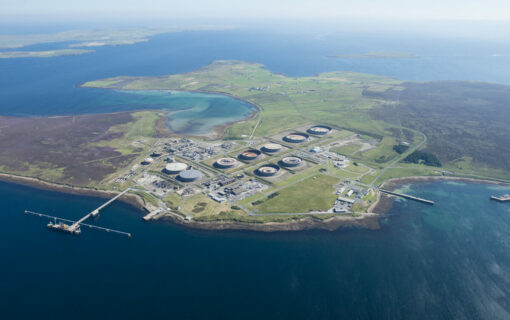 The hydrogen hub will be built at the existing Flotta Terminal