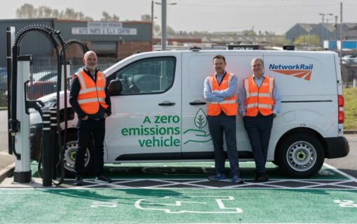 FOR EV, The Bank and Network Rail with a Network Rail EV.