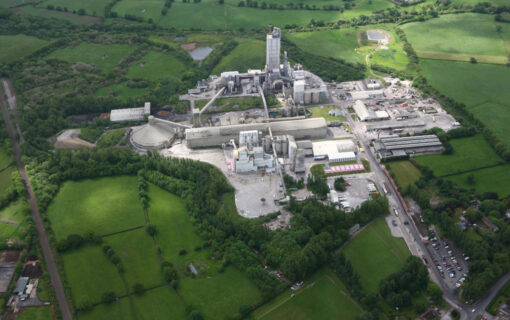 A Hanson owned cement plant. Image: HyNet North West.