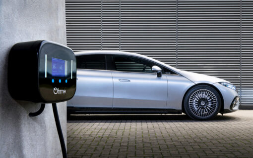 Ohme chosen as home charging partner for Japanese automaker Hyundai. Image: Mercedes.
