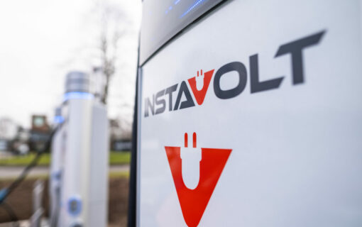 An InstaVolt electric charge point. Image: InstaVolt