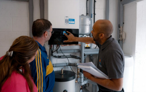 This comes after the government announced an increase in the Boiler Upgrade Scheme grant to £7,500. Image: EDF.