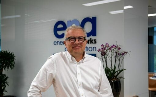 Lawrence Slade at the ENA office