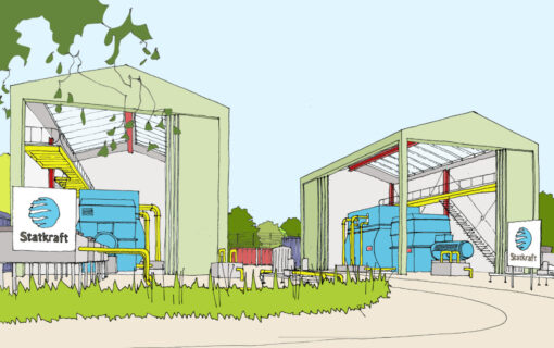 An artist's impression of the Lister Drive site. Image: Statkraft.