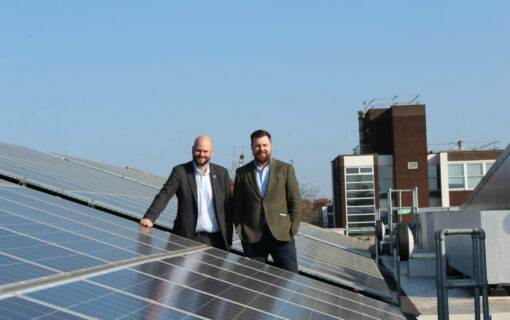 Mayor Philip Glanville and Cllr Jon Burke. Image: Hackney Council.