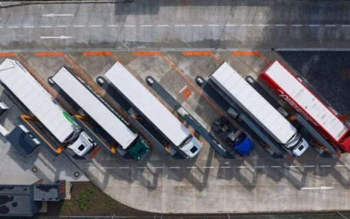 Trucks from above