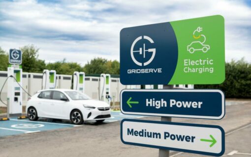 This year alone Moto and GRIDSERVE have added 65 high power chargers across seven new Electric Super Hubs