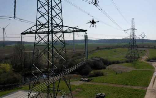 The automated drones will be able to fly beyond the line of sight to capture the best data. Image: NGET.