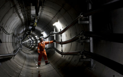 National Grid Tunnel Worker