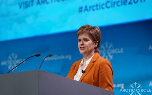 First Minister Nicola Sturgeon. Image: Arctic Circle.