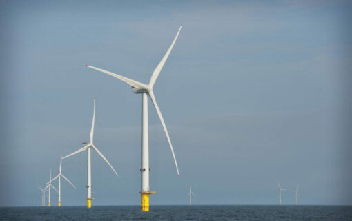 Offshore wind farm in the UK