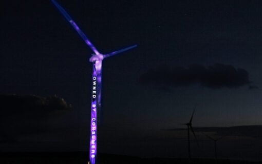 OWNED-BY-CONSUMERS-projected-onto-turbine-at-Kirk-Hill-Wind-Farm-1024x683-1