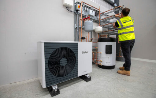 Octopus Energy has launched a heat pump centre in Slough. Image: Octopus Energy.