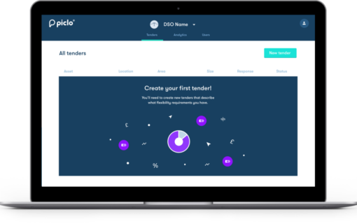 The Piclo Flex platform operates as an online marketplace for DNOs/DSOs to procure flexibility. Image: Piclo.