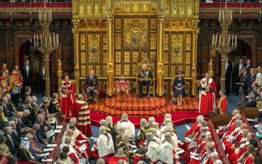 Prince Charles delivered the Queen's Speech to the House of Lords. Image: Copyright House of Lords 2022/Photography by Annabel Moeller.