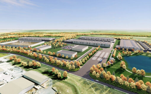 Render of Rowan Digital Infrastructure’s Frederick Data Centre facility.