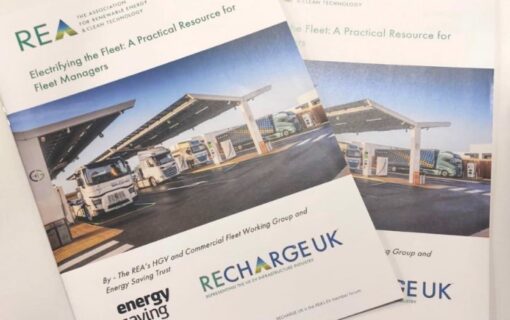 Photo of pamphlets from the REA.