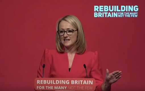 Rebecca Long Bailey at last year's Labour party conference. Image: Labour.