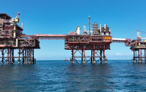 The Rough gas storage site was opened in 1985 off the coast of Yorkshire. Image: Centrica.