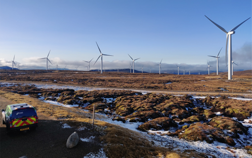 The wind farm will feature 12 wind turbines. Image: SSE.