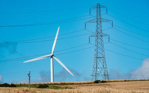 SSEN Transmission Line and Wind Turbine