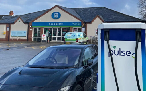 bp pulse chargepoints Lincolnshire Co-op